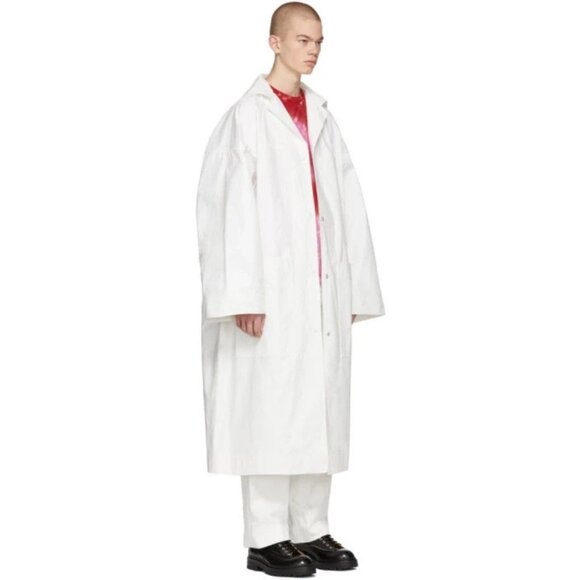 Kwaidan Editions Oversized Lab Coat Size M Mens White SSENSE Exclusive $1325 - Picture 16 of 16